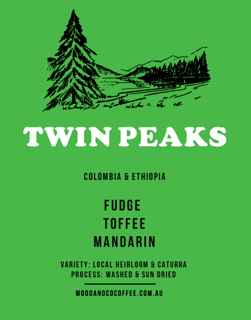 Wood and Co Twin Peaks (Colombia, Ethiopia) Camp Grounds Specialty