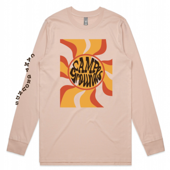 Camp Grounds Apparel limited release long sleeve tee coffee merch apparel
